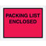 4 1/2 x 6" Red "Packing List Enclosed" Envelopes