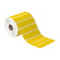 4 x 1" Yellow Desktop Direct Thermal Label