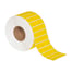 4 x 1" Yellow Direct Thermal Labels