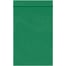 4 x 6" - 2 Mil Green Reclosable Poly Bags