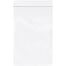 4 x 6'' - 2 Mil White Reclosable Poly Bags