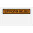 5 1/2 x 10" Orange "Certification Enclosed" Envelopes