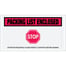 5 1/2 x 10" Red "Packing List Enclosed - Stop" Envelopes