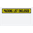 5 1/2 x 10" Yellow "Packing List Enclosed" Envelopes