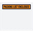 6 1/2 x 5" Orange "Packing List Enclosed" Envelopes