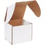 7 1/8 x 6 5/8 x 6 1/2" White Outside Tuck Mailers