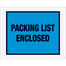 7 x 5 1/2" Blue "Packing List Enclosed" Envelopes