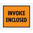 7 x 5 1/2" Orange "Invoice Enclosed" Envelopes
