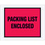 7 x 5 1/2" Red "Packing List Enclosed" Envelopes