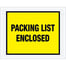 7 x 5 1/2" Yellow "Packing List Enclosed" Envelopes