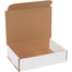 8 x 6 x 2" White Corrugated Mailers